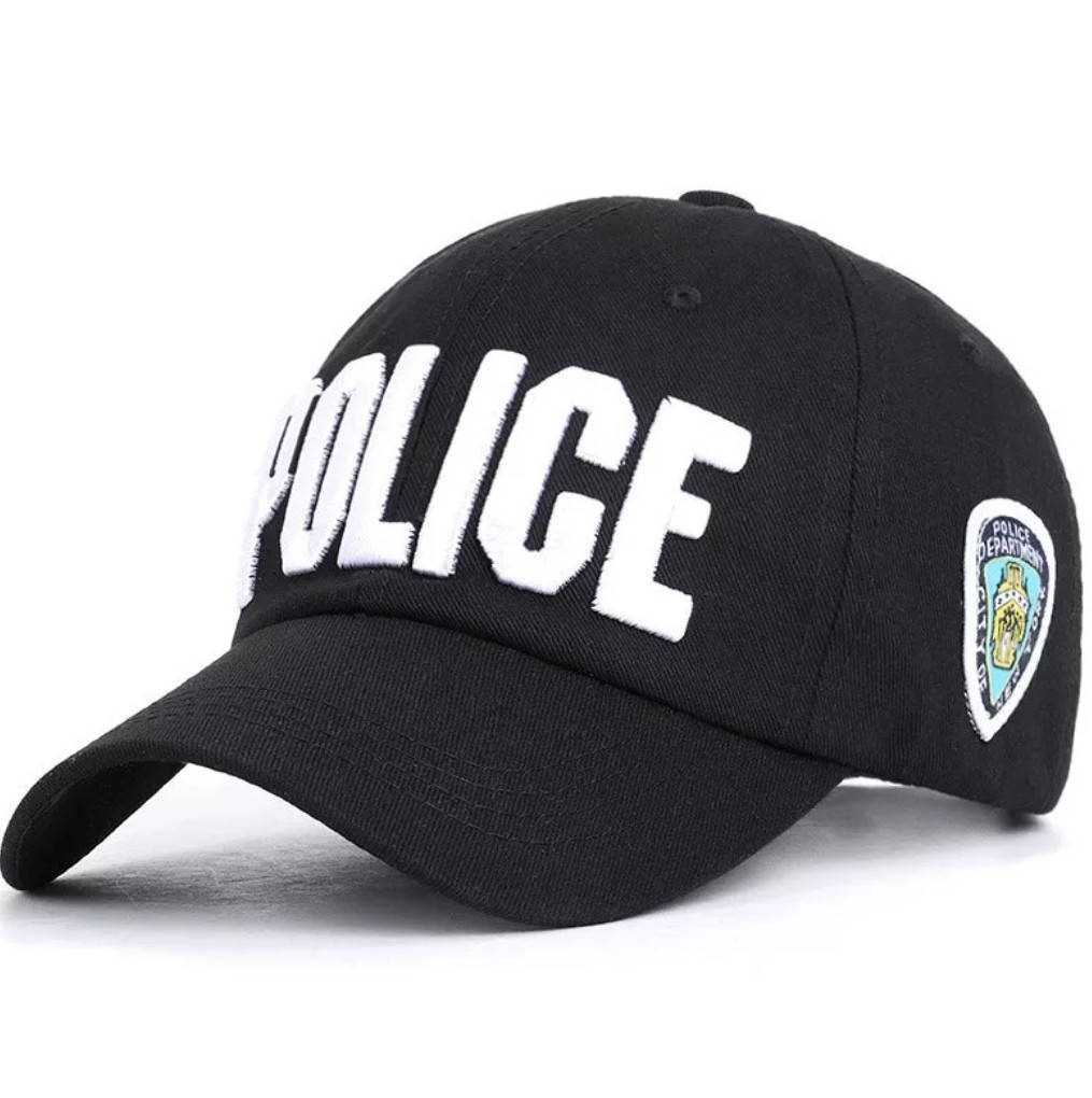 

Кепка Бейсболка Police (Полиция) NYC Черная, Унисекс, Черный