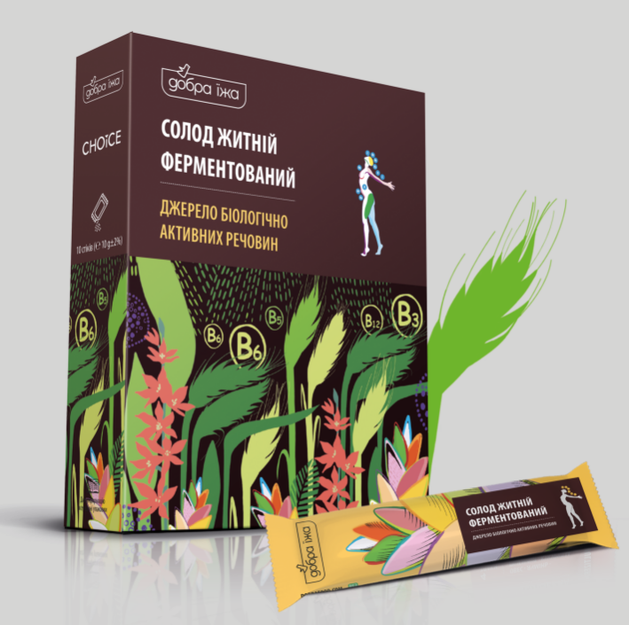 

Солод ржаной ферментированный 150гр