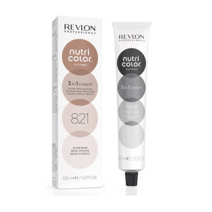 

Тонирующий бальзам Revlon Nutri Color Filters 100 мл 821 Серебристо-бежевый