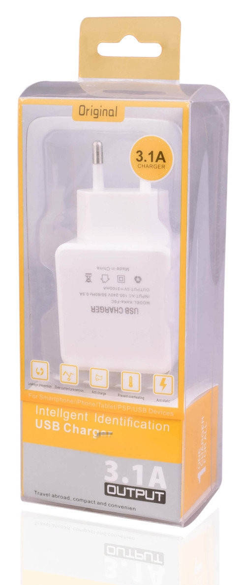 

Зарядное устройство Original 3.1A USBx4 KeKe-F6C