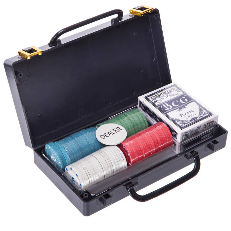 

Набор для покера в пластиковом кейсе 100S-2A 100 фишек с номиналом