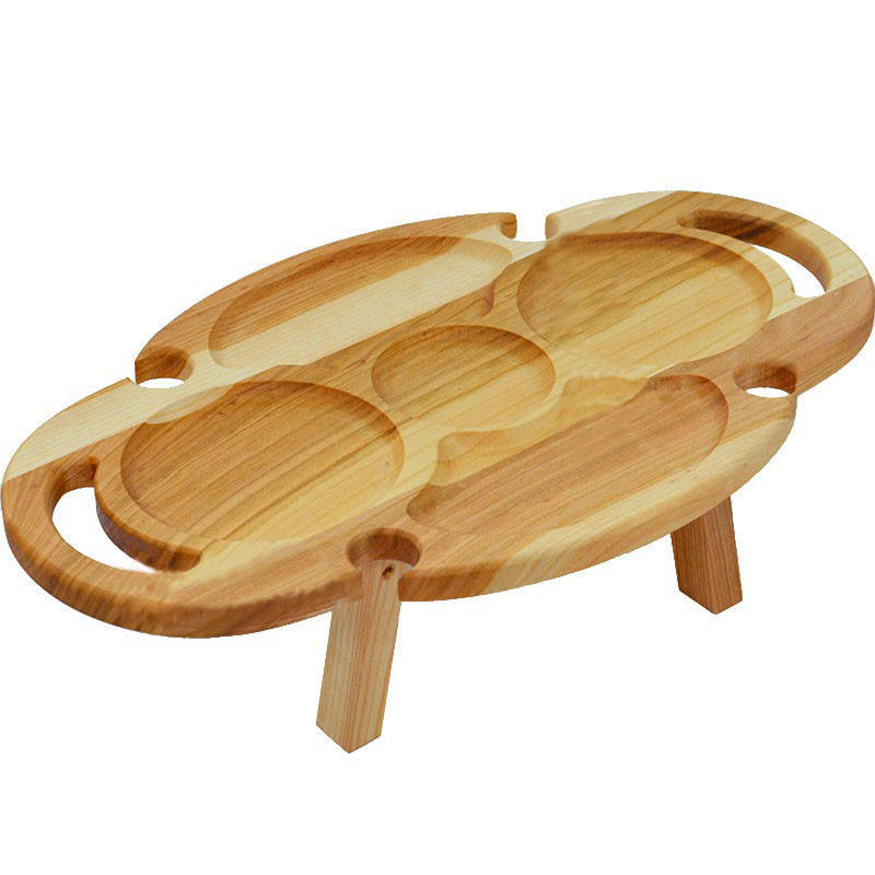 

Деревянный винный столик 50*30*17 Дуб,ясень