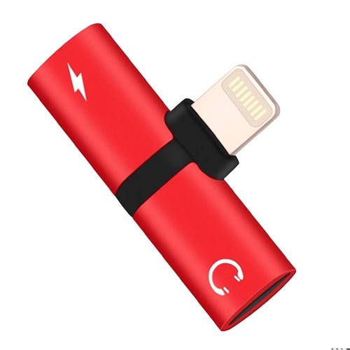 

Lightning сплиттер 1x2 наушники+зарядка для Apple Iphone 7, 8, 10