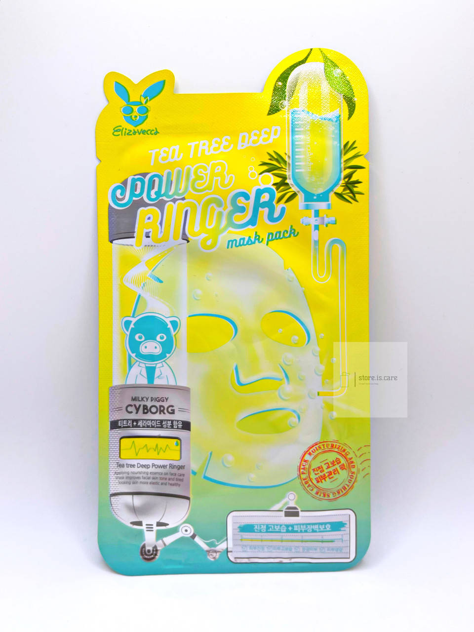 

Маска для лечения проблемной кожи ELIZAVECCA TEA TREE DEEP POWER RINGER MASK PACK