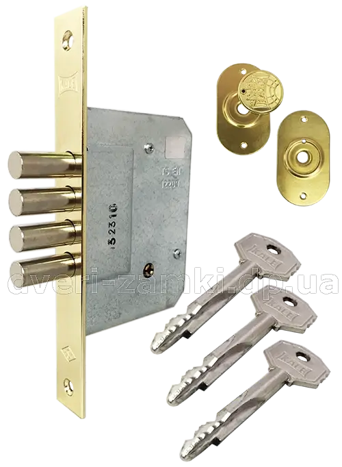 

Замок Kale 189 4 MF крестообразный 3 ключа