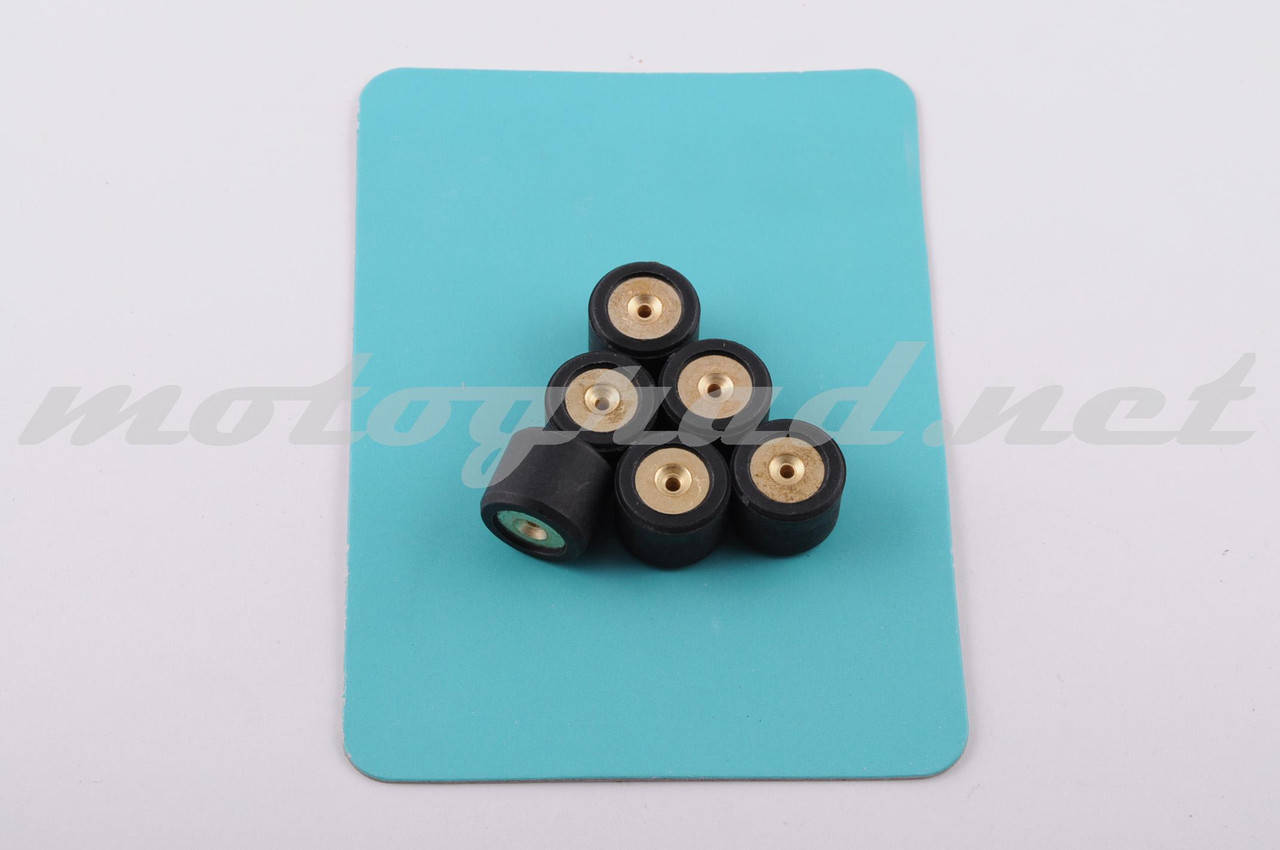 

Ролики вариатора Suzuki 17*12 11,0г "RAINBOW" (черные)