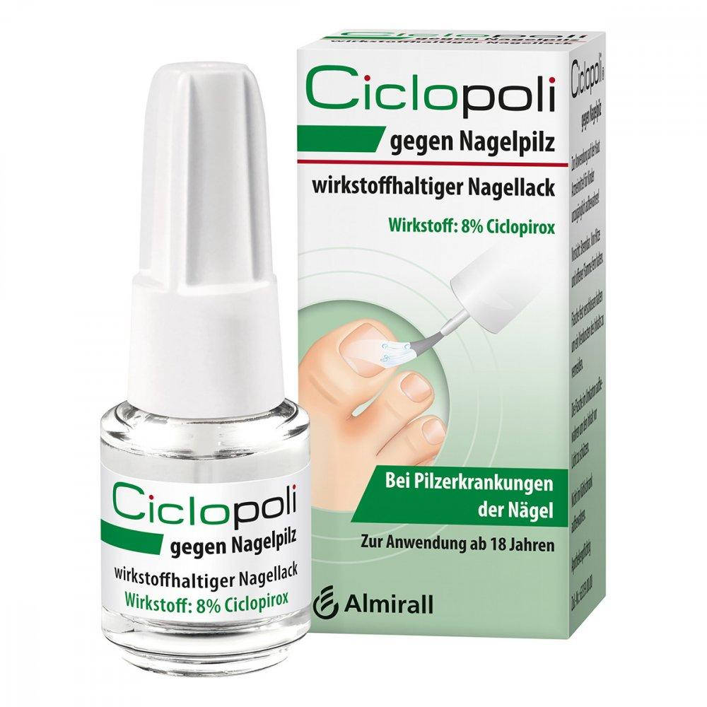 

Ciclopoli - Противогрибковый лак для ногтей, 3.3 мл
