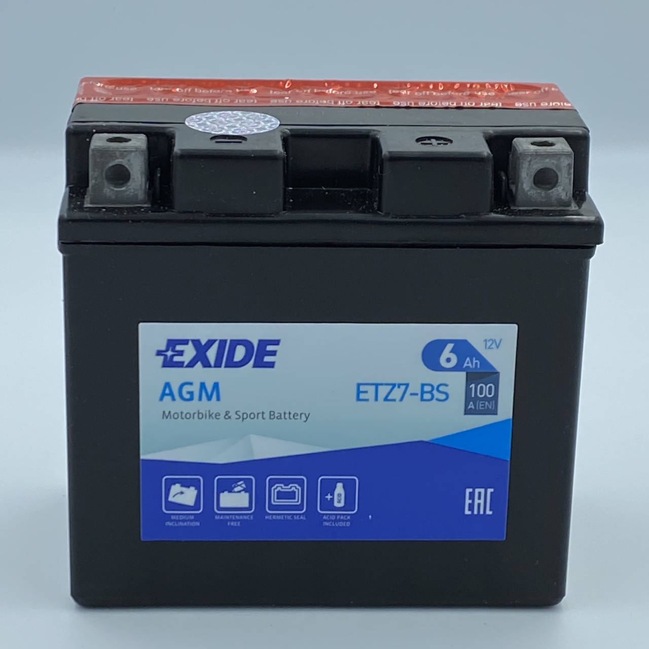 

Мото аккумулятор EXIDE ETZ7-BS 6Ah