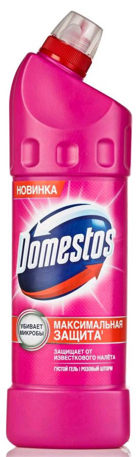 

Domestos средство для очистки унитаза Pозовый шторм 1л