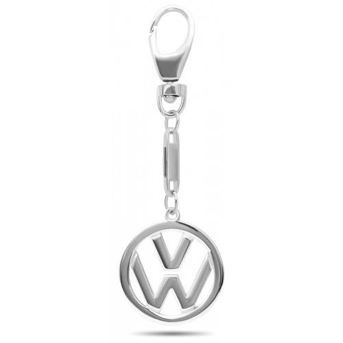 

Серебряный брелок, брелок на авто, фольксваген, Volkswagen, Серый