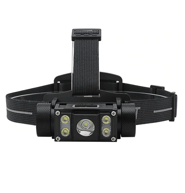 

Налобный мега яркий фонарь Boruit B50 Магнит XM-L2 + 4 * XP-G2