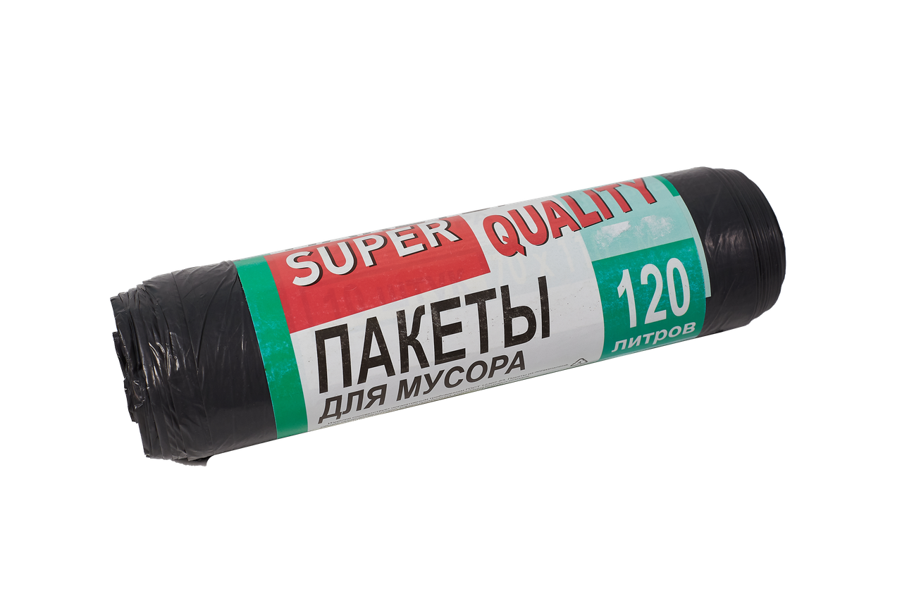 

Пакет для мусора SUPER CHOICE LD 70*110/120л* 10 шт (LUX) (Super Pack)