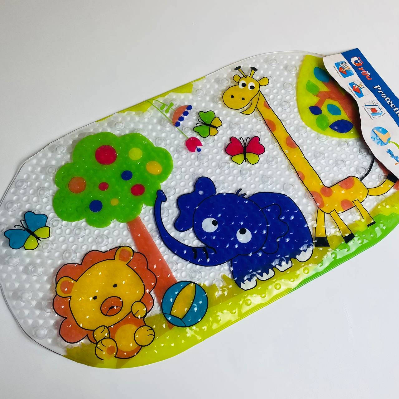 

Детский антискользящий коврик в ванную противоскользящий