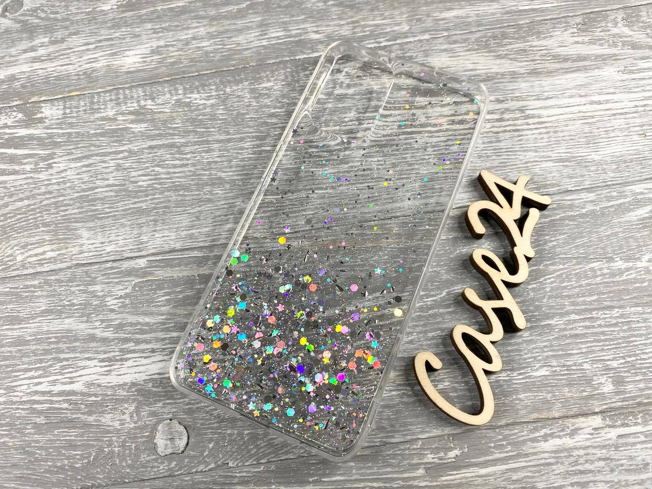 

TPU чехол Star Glitter для Xiaomi Redmi Note 10 / Note 10S прозрачный, Разные цвета