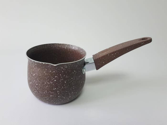

Турка c тефлоновым покрытием "Крошка" d 10* h 8 cm (500 мл.)