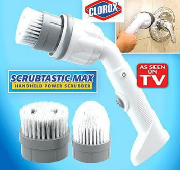 

Электрическая щетка для уборки плитки и кафеля scrubtastic max