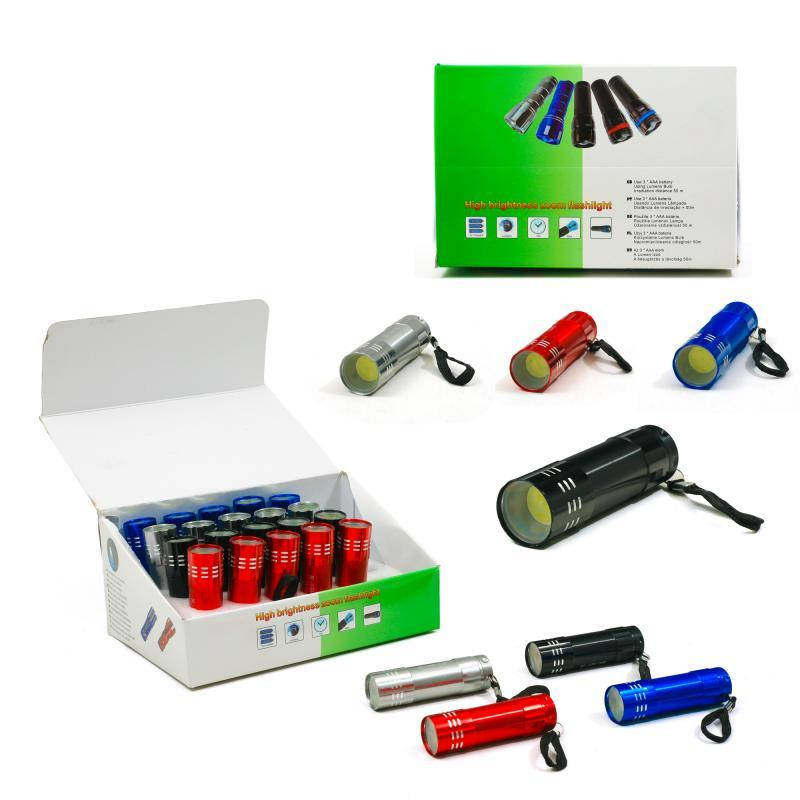 

Фонарь металлический BL-159 на батарейках (3*AAA) (24шт/уп)