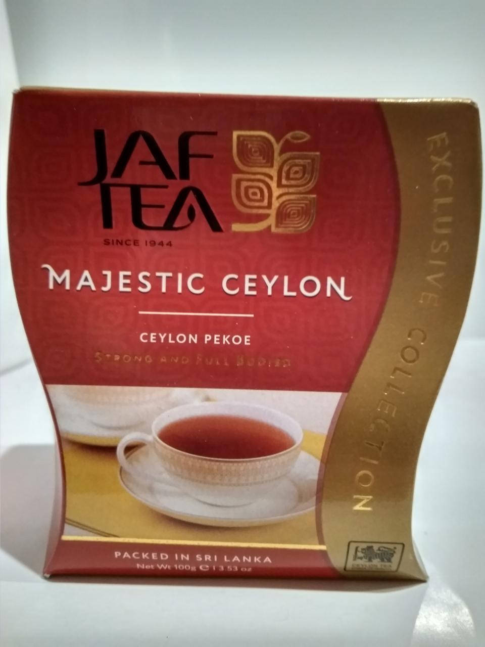 

Чай черный цейлонский Джаф Jaf Tea Majestic Маджестик 100 г