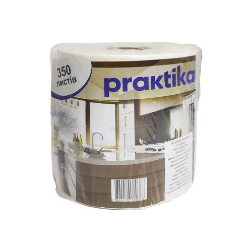 

Бумажные полотенца "PRAKTIK" в рулоне, Белый