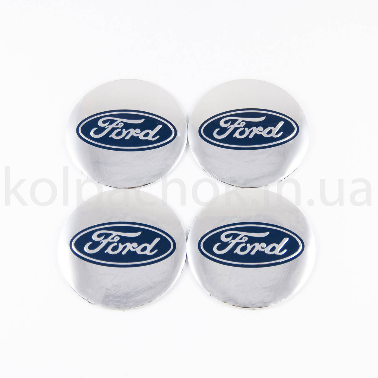 

Наклейки для колпачков на диски Ford хром (56мм)