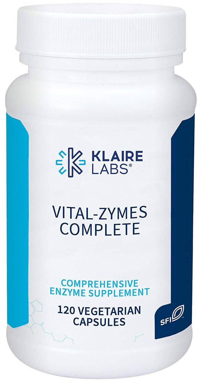 

Klaire Vital-Zymes Complete Витав Зимс компліт ферменти 120 капсул
