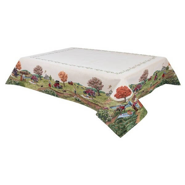 

Гобеленовая скатерть на стол LiMaSo Семейный день RUNNER1183 137, 180, Бежевый