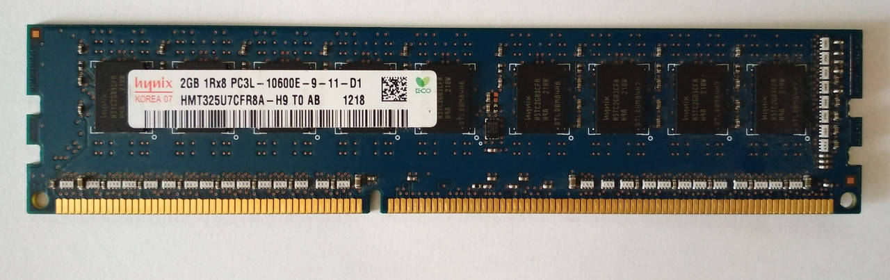 

2GB DDR3L 1333MHz Hynix PC3L 10600E 1Rx8 RAM Оперативная память