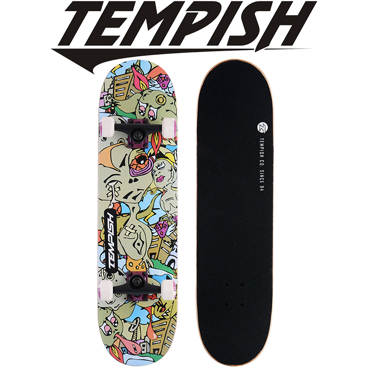 

Скейтборд деревянный для начинающих Tempish CRAZZY, Разные цвета