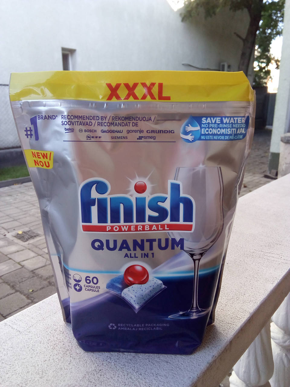

Капсули для посудомийної машини Finish Powerball Quantum all in 1