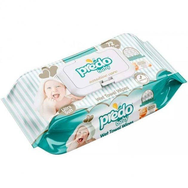 

Детские влажные салфетки Predo Baby 72 шт