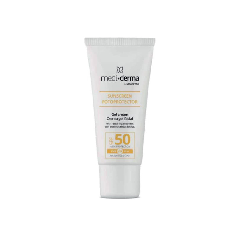 

Крем-гель солнцезащитный SPF 50 Mediderma Fotoreparator with reparing enzymes SPF 50