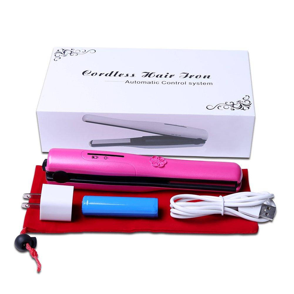 

Аккумуляторный мини-утюжок для завивки выпрямления волос ABTTY, дорожные щипцы-плойка, портативный мини