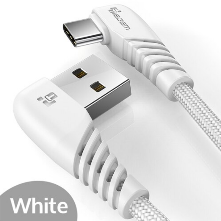 

Кабель быстрой зарядки Quick Charge 3A Tiegem USB - Type-C 1 метр DR2124 Белый