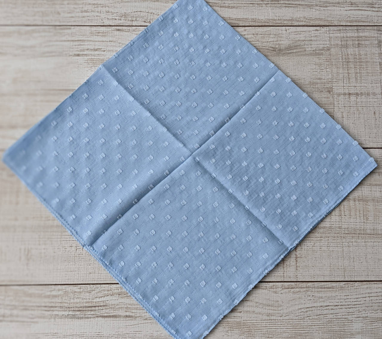 

Платок однотонный турецкий 80*80, Голубой