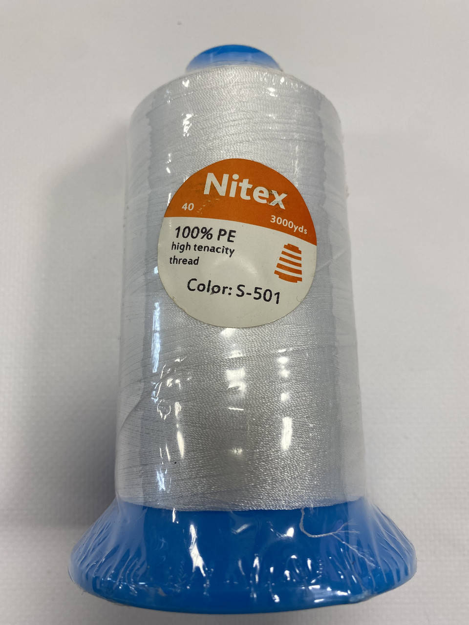 

Нитки підвищеної міцності №40 NITEX S-501 Білий, Белый