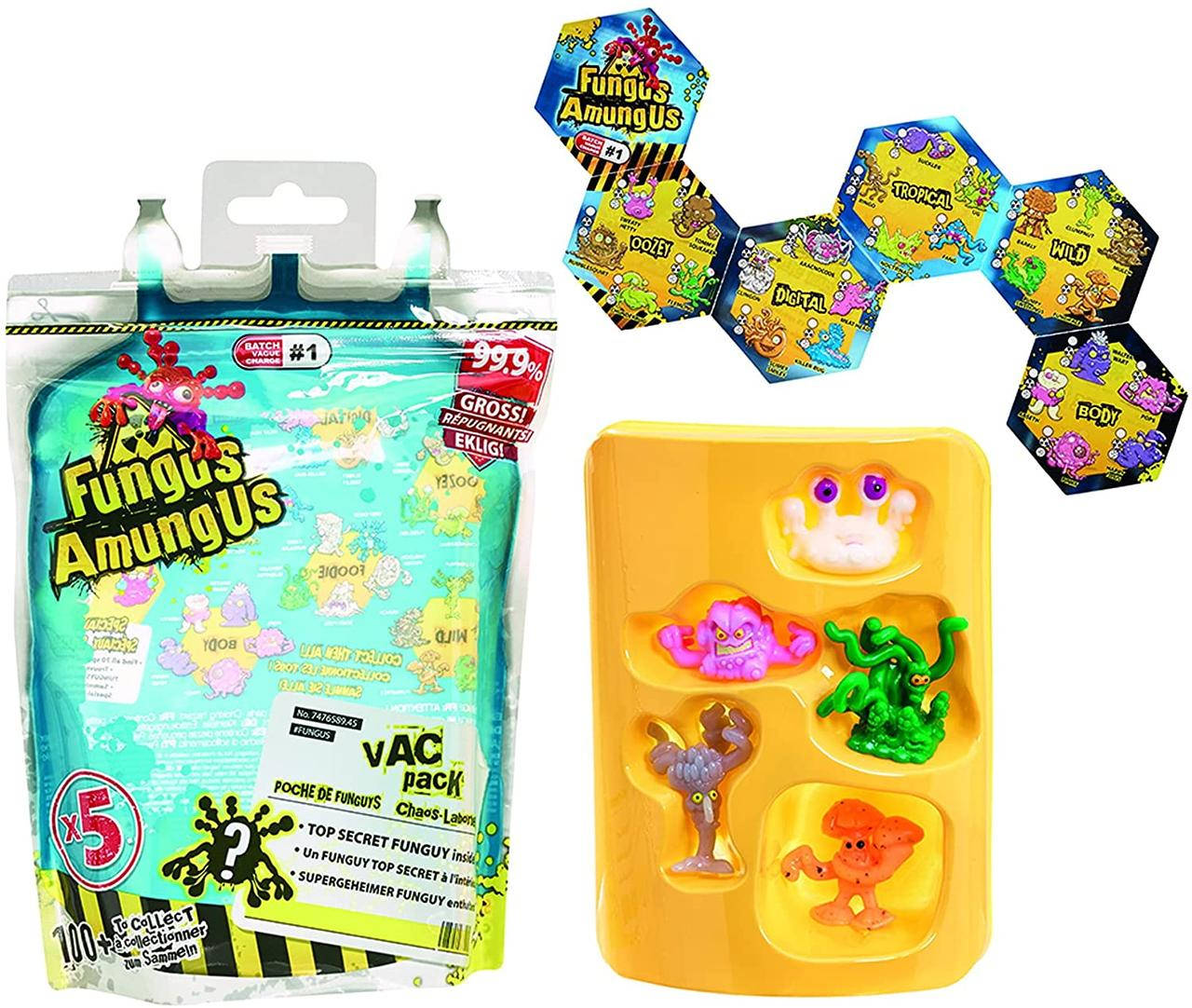 

Фигурки микроб фунгус амунгус 5 шт Fungus Amungus funguy Collection