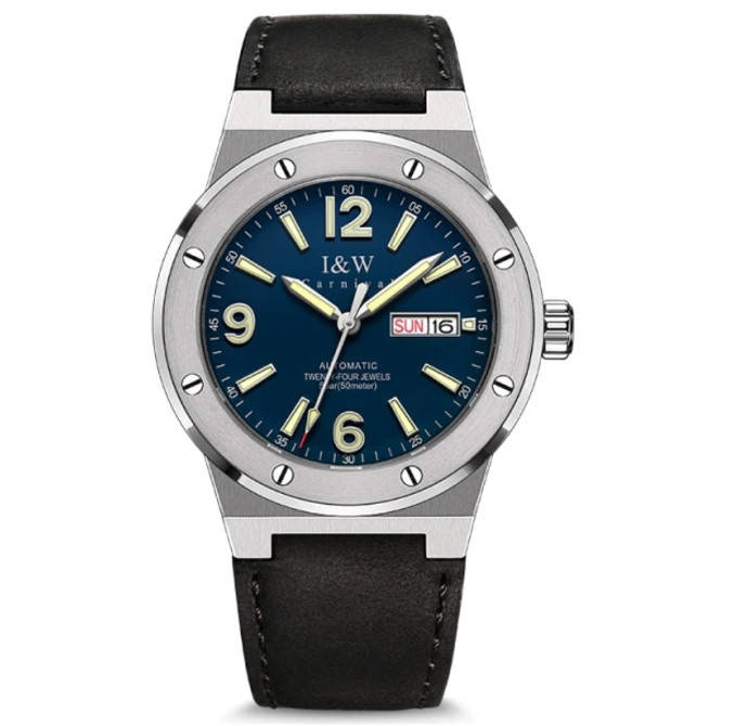 

Мужские часы механические водонепроницаемы Carnival Submarine 5BAR