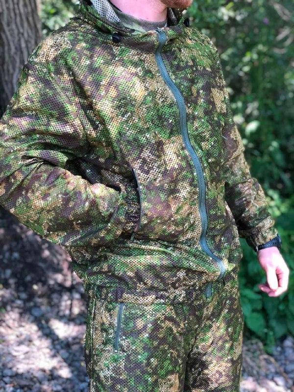 

Летний маскировочный костюм для военных, Зелёный