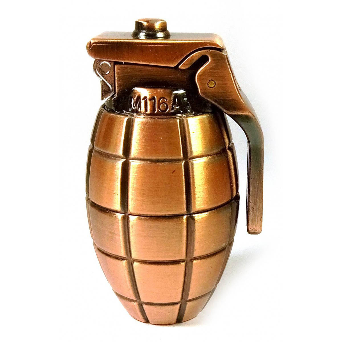 

Зажигалка газовая "Граната" "медь"(20 шт/уп)(6х4х3,5 см)
