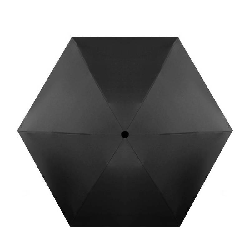 

Мини-зонт QY1930 карманный женский Black, Черный