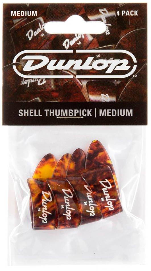 

Медиаторы (коготь) Dunlop 9022P Shell Plastic Thumbpicks Medium (4шт)