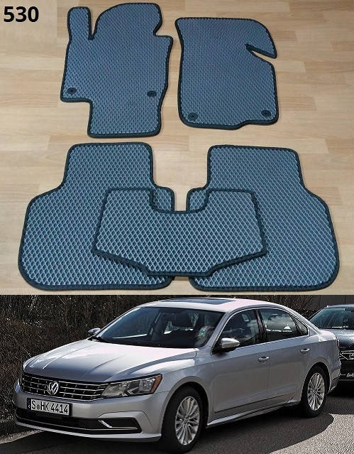 

Коврики ЕВА в салон Volkswagen Passat (NMS) USA '11-19, Черный