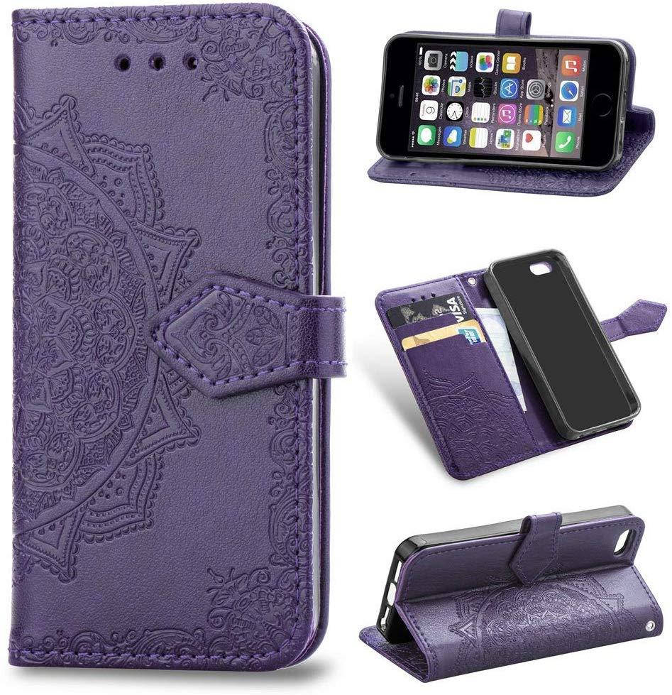 

Чехол Vintage для Iphone 6 / 6s книжка кожа PU фиолетовый