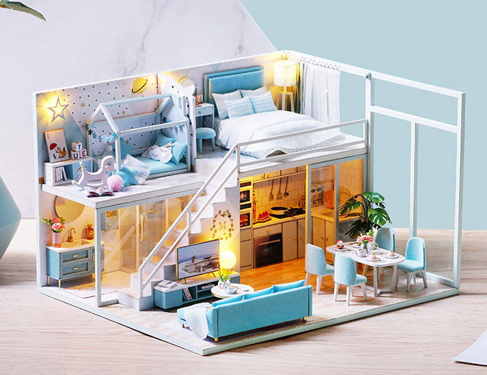 

Румбокс миниатюрный сборный дом DIY House Poetic Life