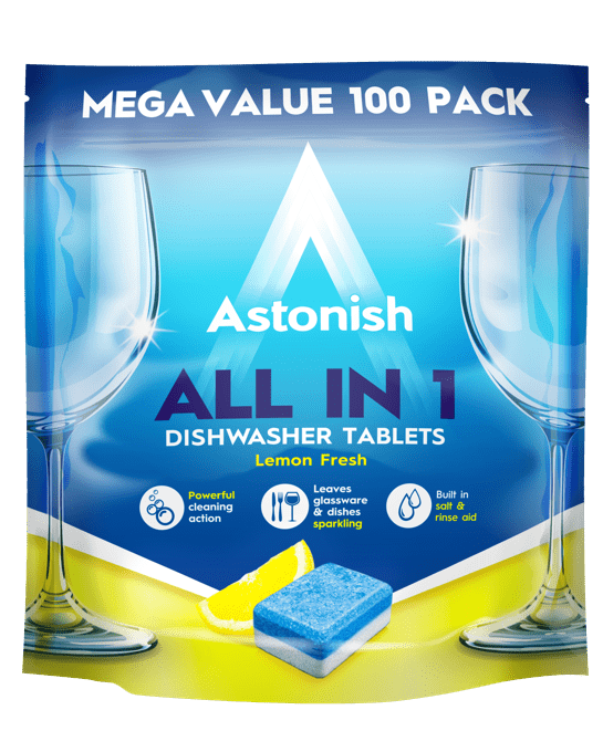 

Таблетки для посудомоечных машин Astonish All In 1, 100 шт.