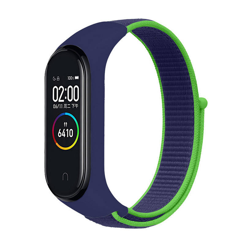 

Ремешок нейлоновый MRK для фитнес браслета Xiaomi Mi Band 6/5/4/3 синий (mrk3045)