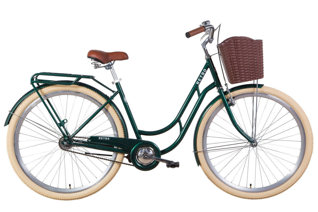 

Велосипед 28" Dorozhnik RETRO 2021 (зеленый), Зелёный