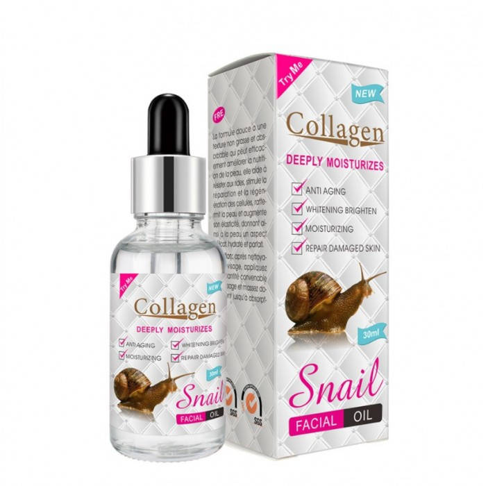 

Сыворотка улиточная Try Me Collagen Snail Deep Cleasing с коллагеном, 30 г