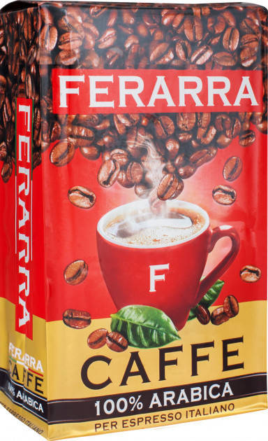 

Кофе молотый Ferarra Caffe 100% Arabica 250 г в вакуумной упаковке