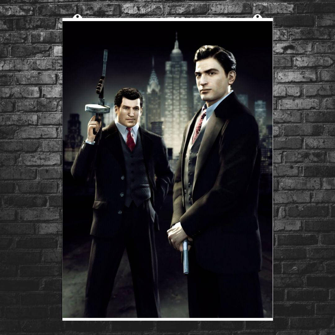 

Постер "Главные герои игры Мафия 2". Mafia 2. Размер 42x30см (A3). Полуглянец